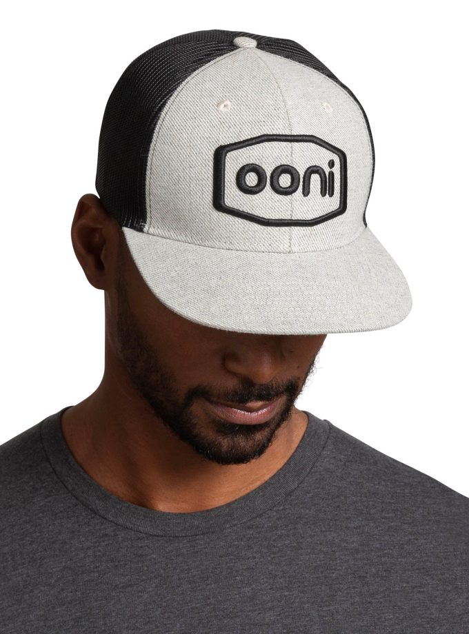 Ooni Logo Gray & Black Mesh Snapback