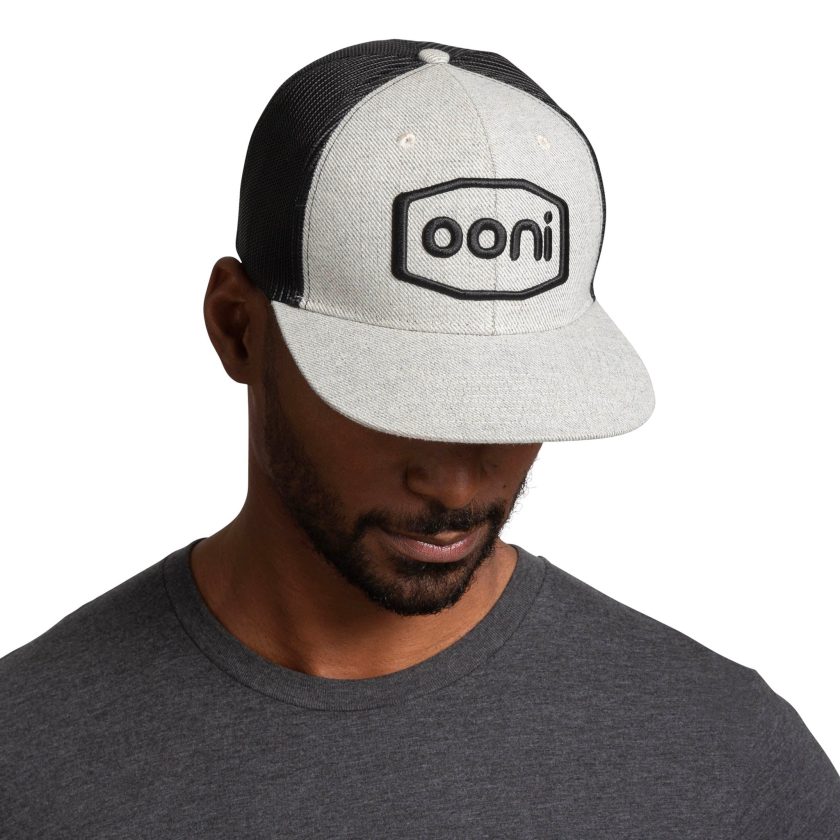 Ooni Logo Gray & Black Mesh Snapback