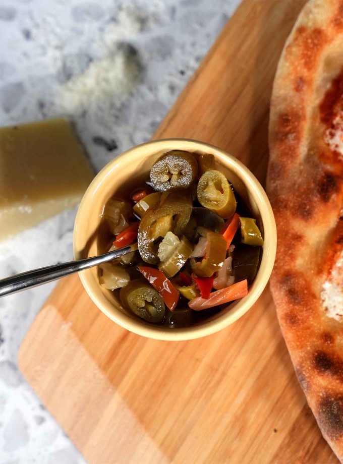 Caruso Hot Giardiniera Peppers